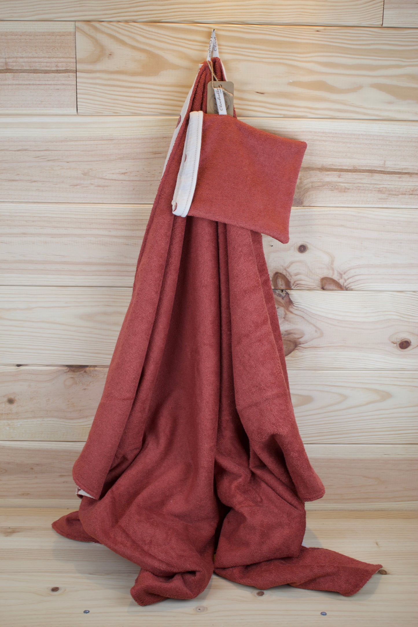 Serviette de bain (avec gant)