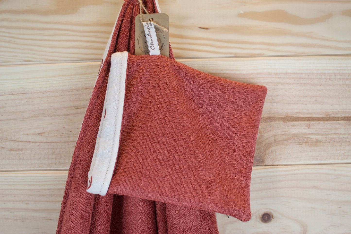 Serviette de bain (avec gant)