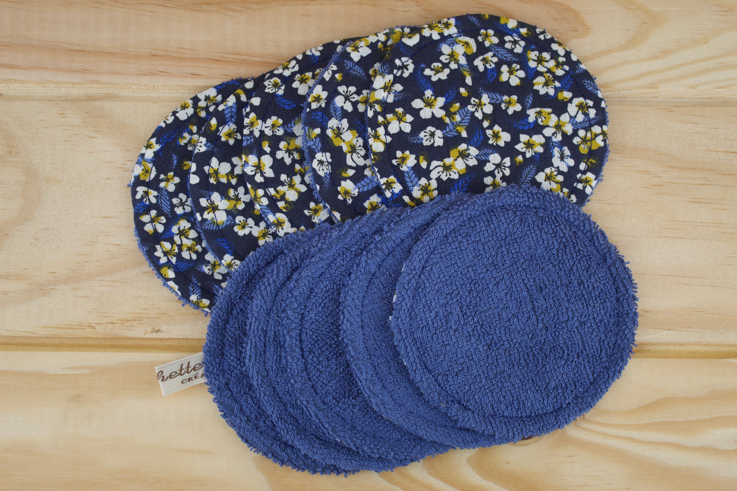 Lingettes démaquillantes lavables rondes par 10
