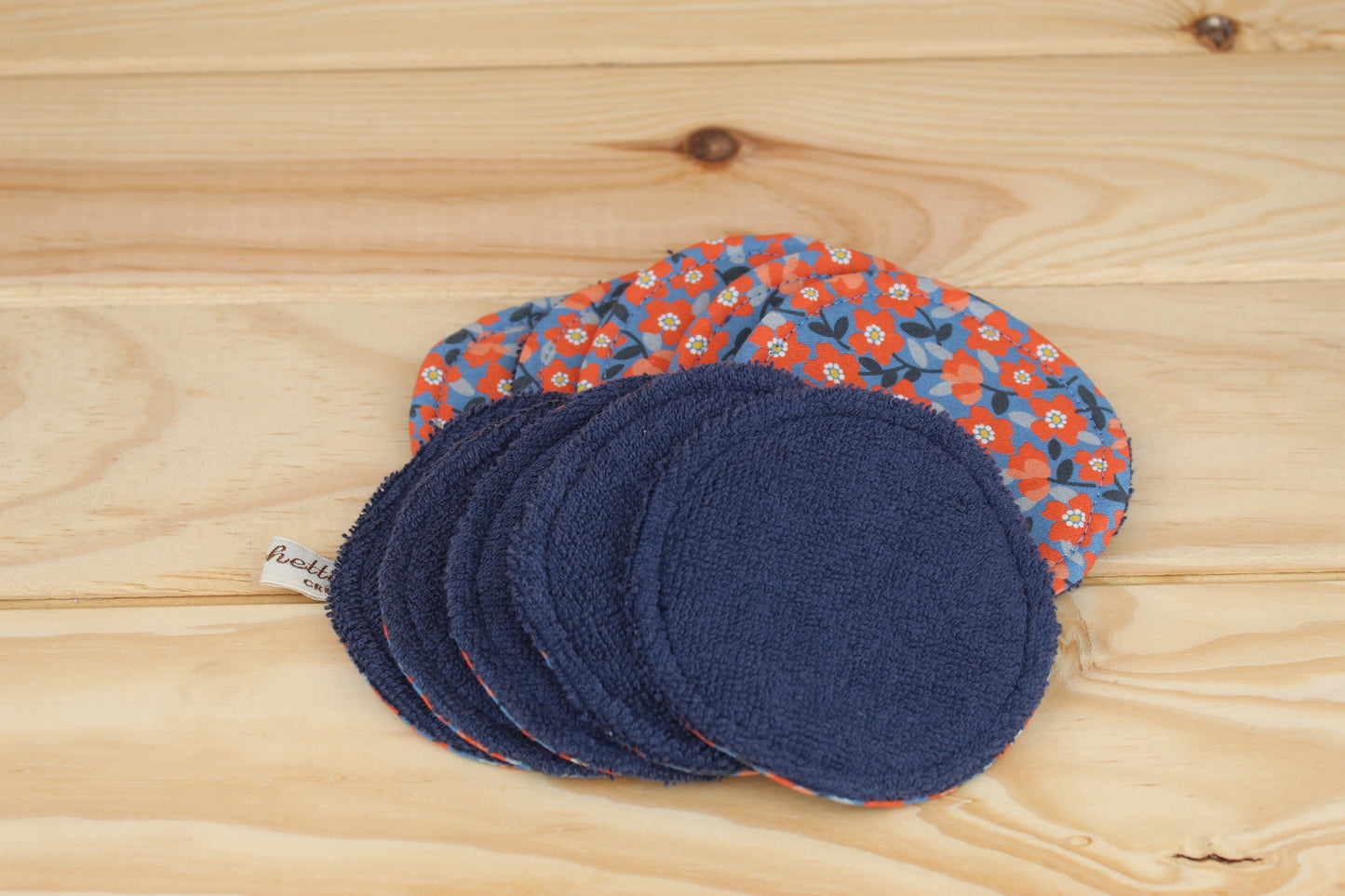 Lingettes démaquillantes lavables rondes par 10