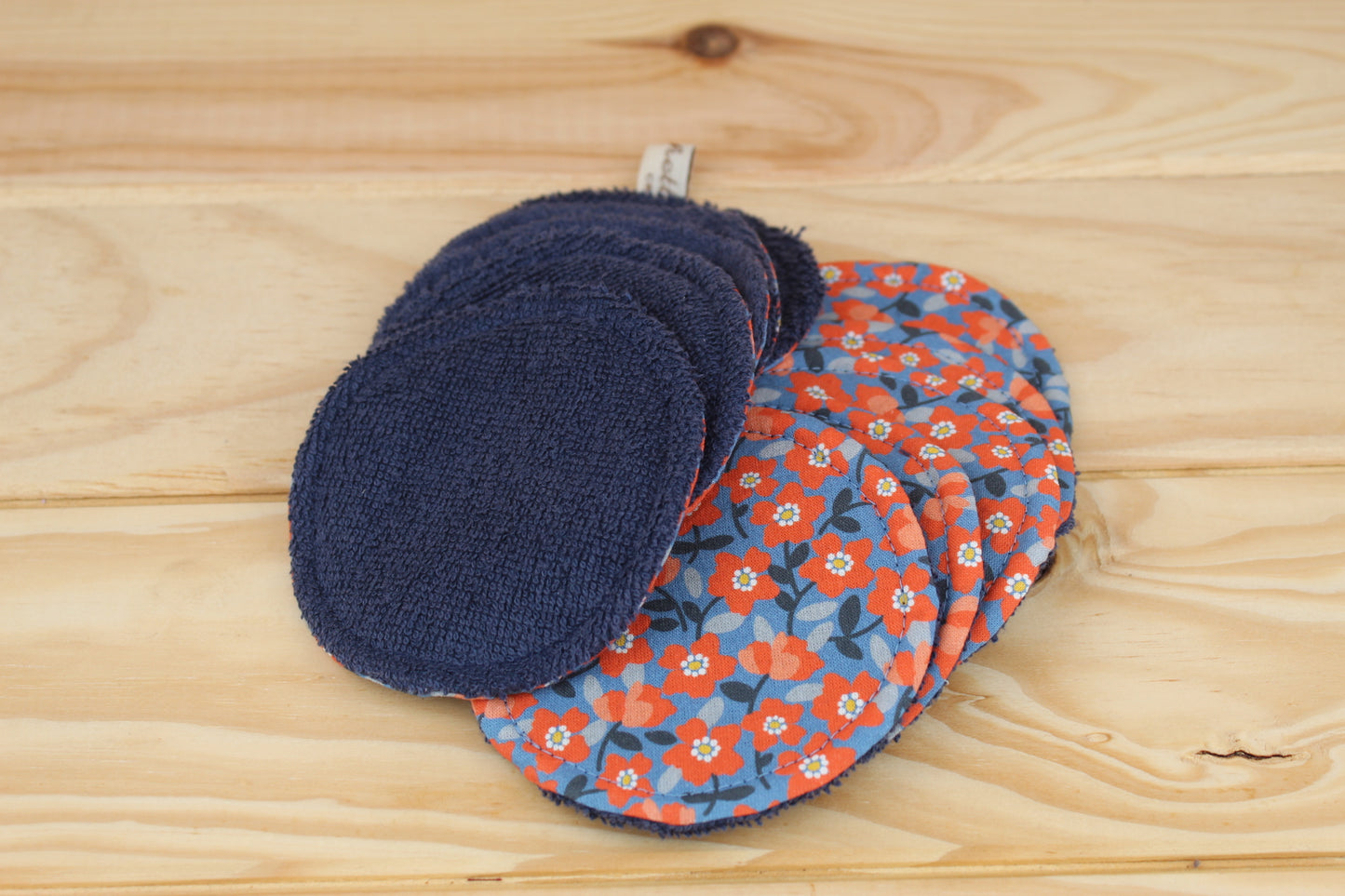 Lingettes démaquillantes lavables rondes par 10