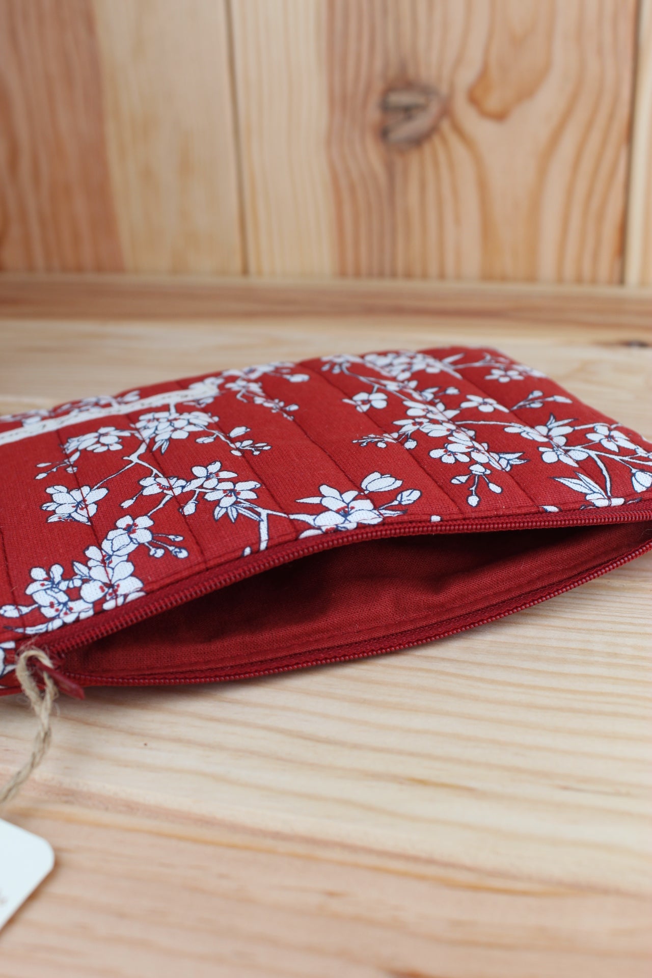 Pochette plate matelassée