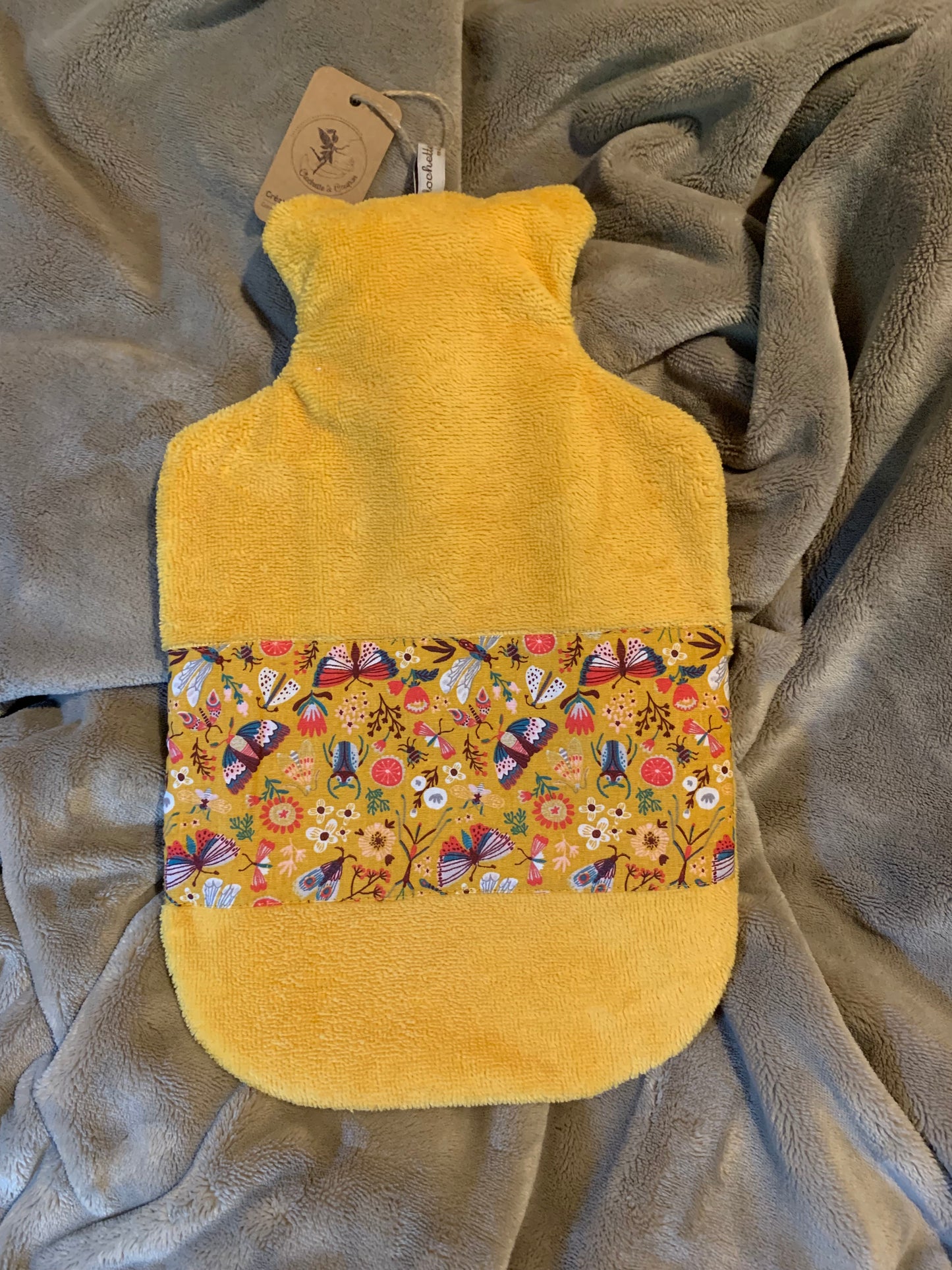 Bolsa de agua caliente reversible
