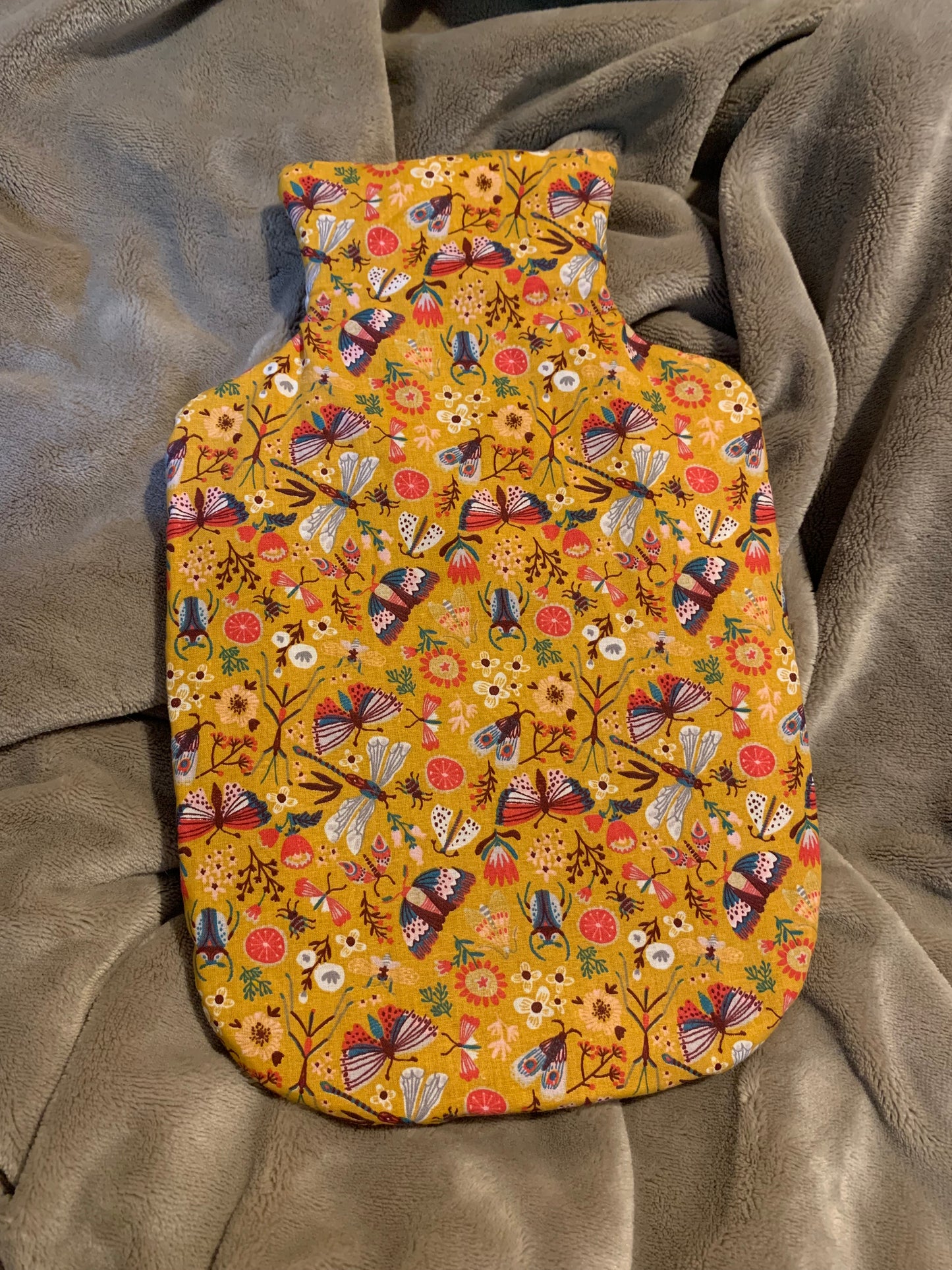 Bolsa de agua caliente reversible