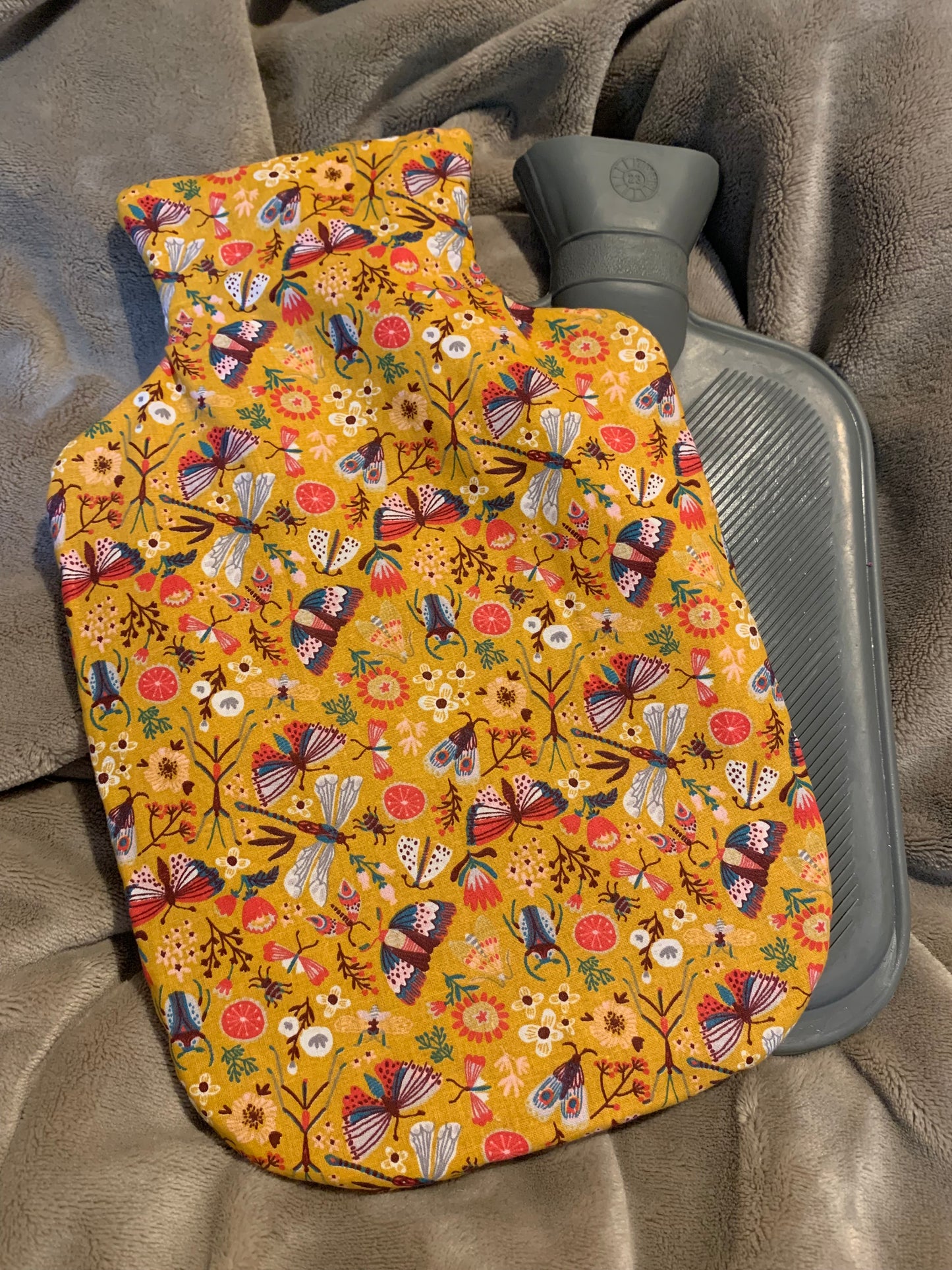 Bolsa de agua caliente reversible
