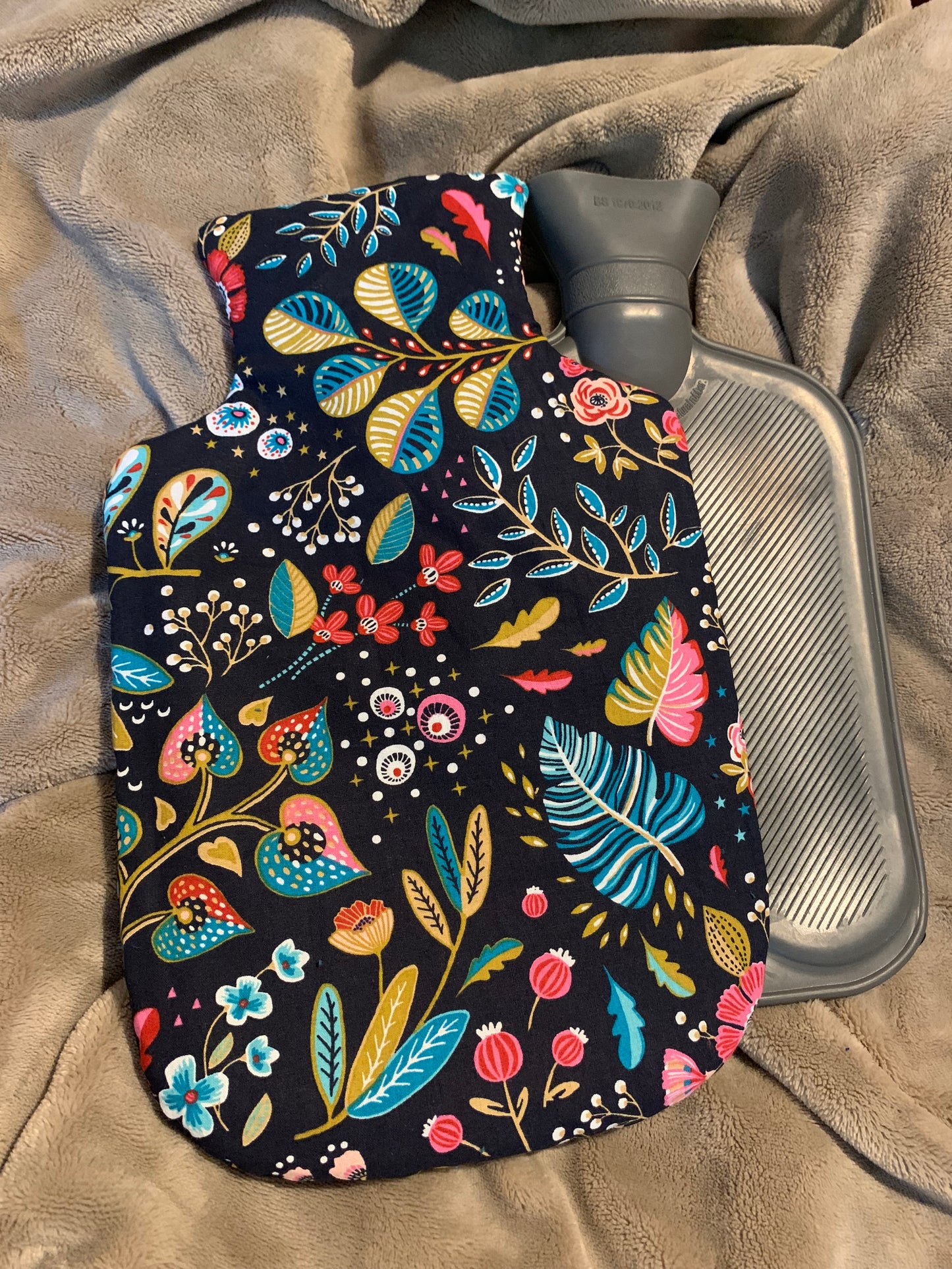 Bolsa de agua caliente reversible
