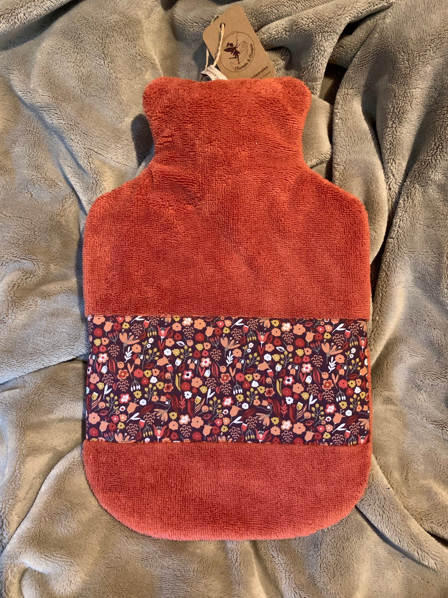 Bolsa de agua caliente reversible