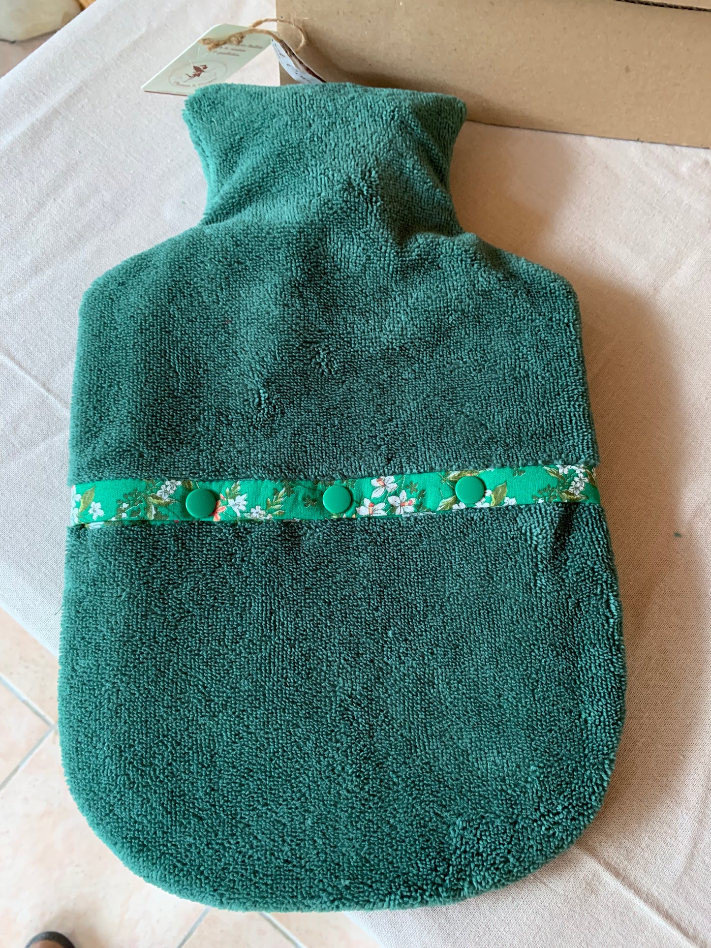 Bolsa de agua caliente reversible