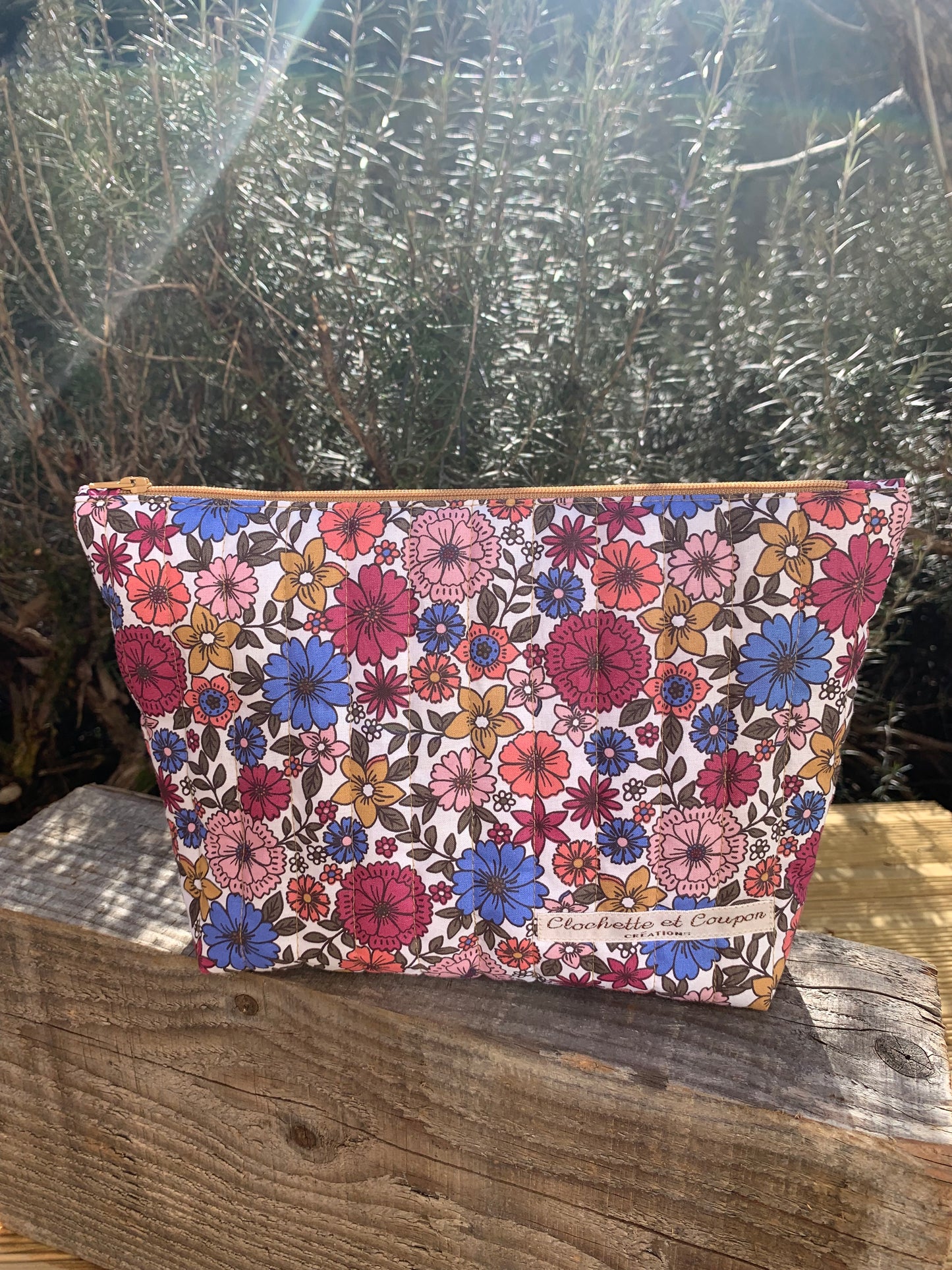 Trousse grande matelassée