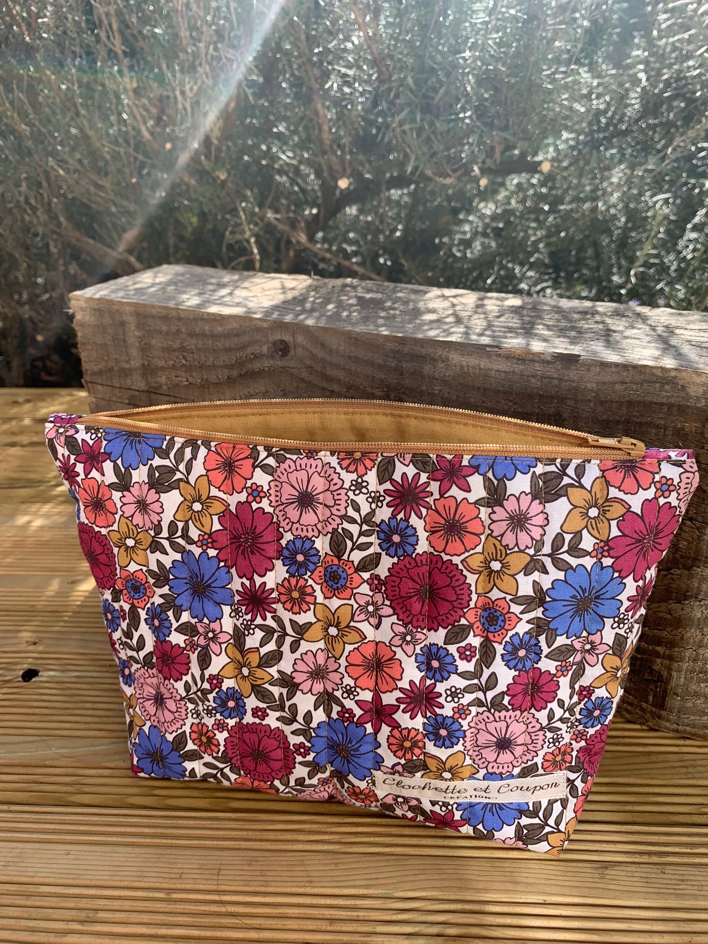 Trousse grande matelassée