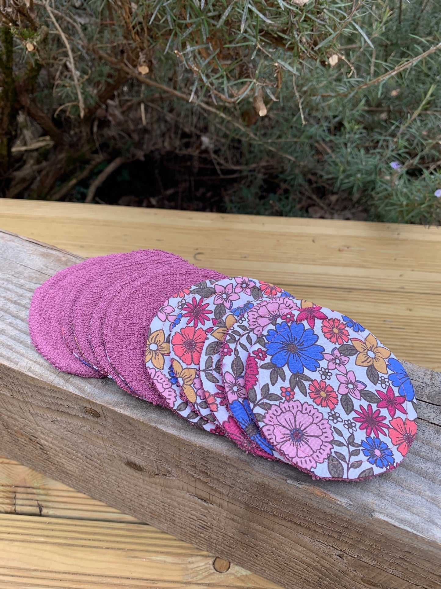 Lingettes démaquillantes lavables rondes par 10