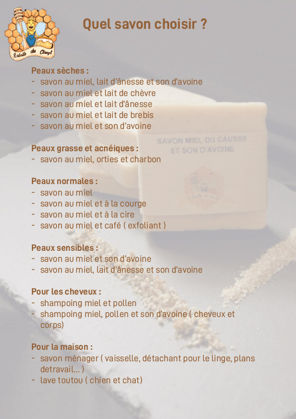 Pochette à savon