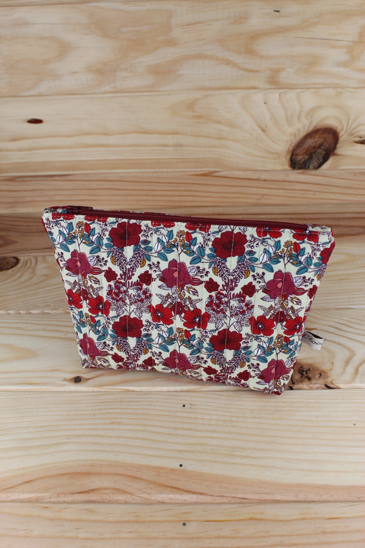 Medium quilted pencil case