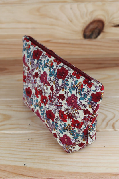 Medium quilted pencil case