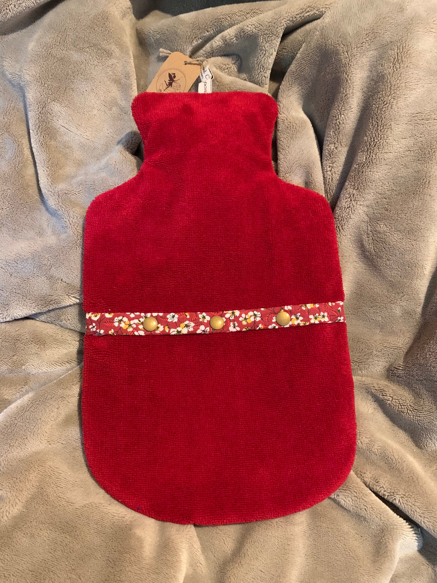 Reversible hot water bottle 