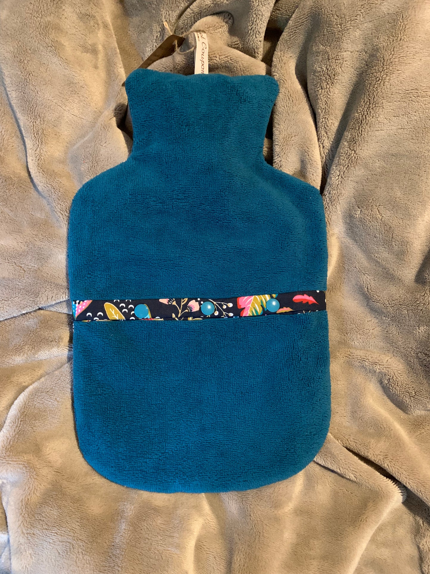 Reversible hot water bottle 